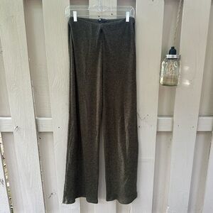 Zara highwaisted knit trousers